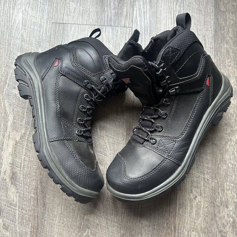 Red Wing Tradesman Sz 9.5D Waterproof Puncture Resistant Safety Toe Boots 3532